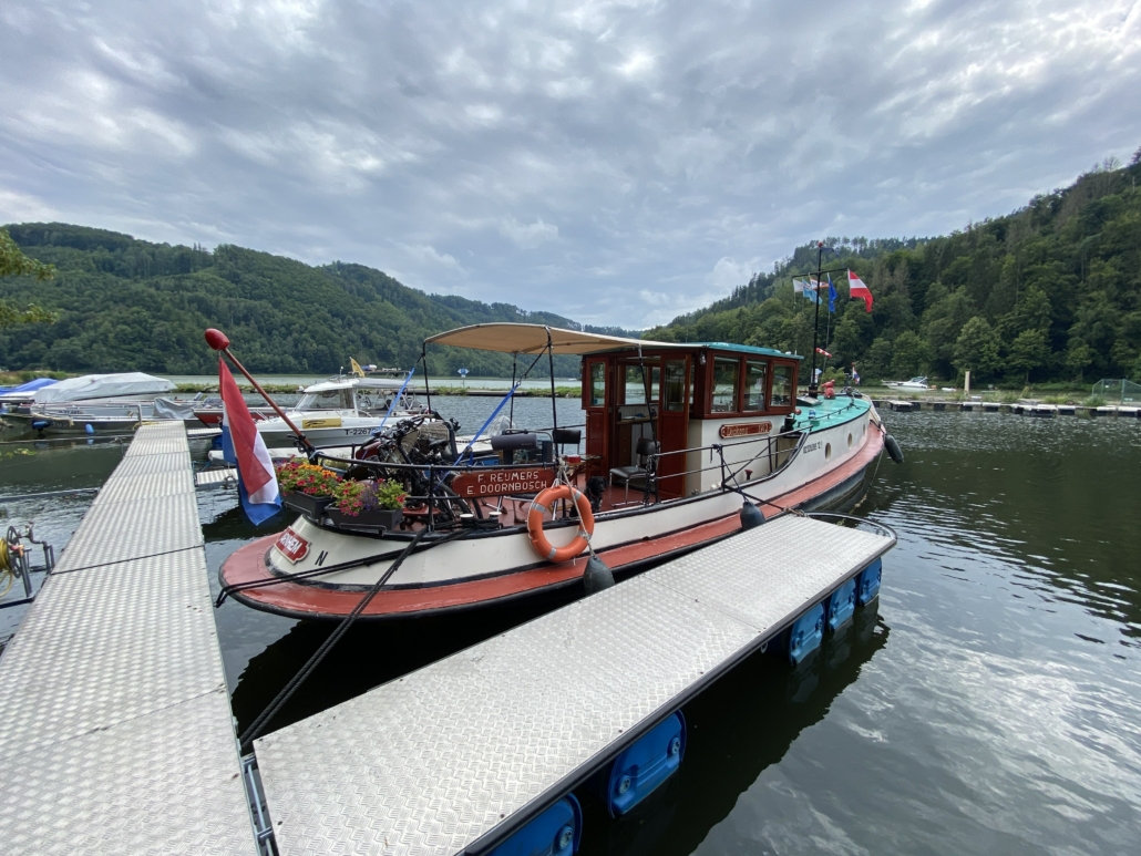 Sportboothafen Untermühl Gästeliegeplätze für große Boote